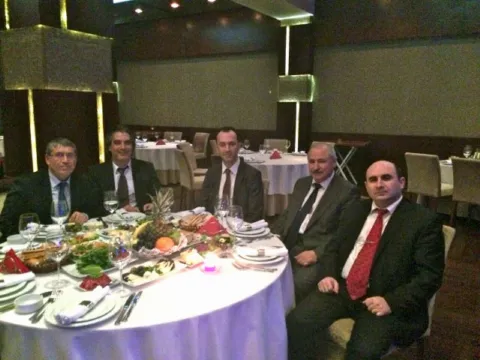 Covidienin Türkiyə nümayəndələri, radioloq İlhan Yurdakul və prof.Abışovla
