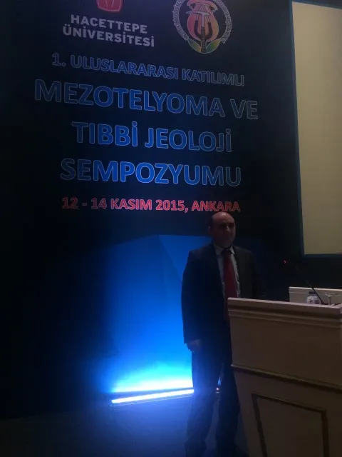 Haccetepe Universitetində çıxış zamanı-Ankara 2015