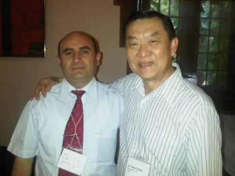 Vaşinqton Universitetinin professoru-Peter Chengn ilə-Toronto,2012